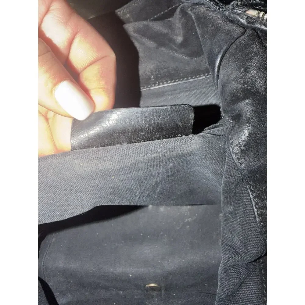 Yves Saint Laurent Rare Downtown Black Patent Leather Tote Bag Hand Bag - Picture 14 of 14